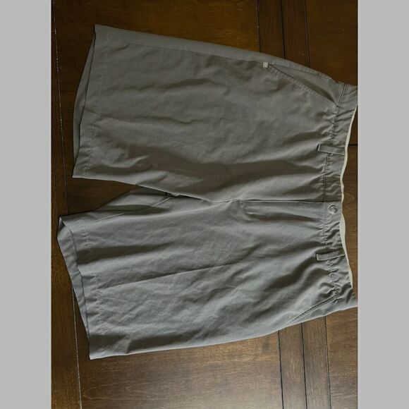 Adidas Other - Adidas Size 40 Men’s Golf Shorts Gray Button Snap with Zipper